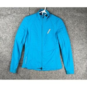Bjorn Daehlie Jacket Women's Small Blue Full Zip Cycling Athletic